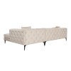 Corner Sofa Como Eco Right - Beige, Black Beige
Black