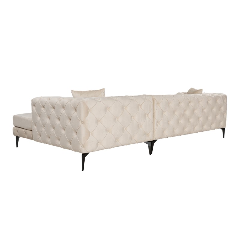 Corner Sofa Como Eco Right - Beige, Black Beige
Black