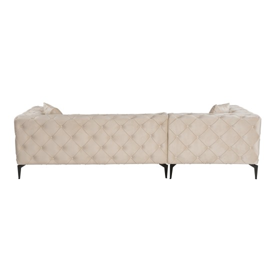 Corner Sofa Como Eco Left - Beige, Black Beige
Black Corner Sofa Como Eco Left - Beige, Black Beige
Black