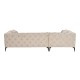 Corner Sofa Como Eco Left - Beige, Black Beige
Black Corner Sofa Como Eco Left - Beige, Black Beige
Black
