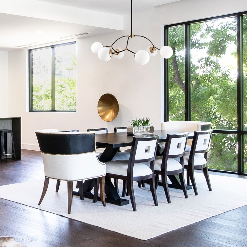 Opviq Chandelier Kromozom - 1021 White
Black