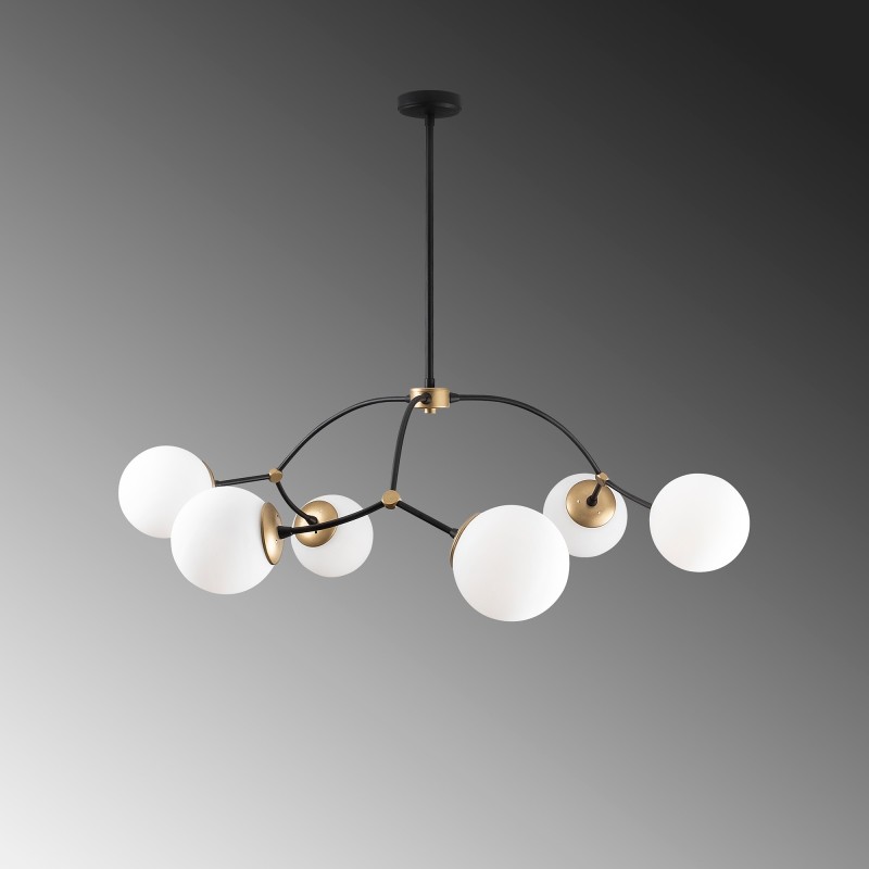 Opviq Chandelier Kromozom - 1021 White
Black