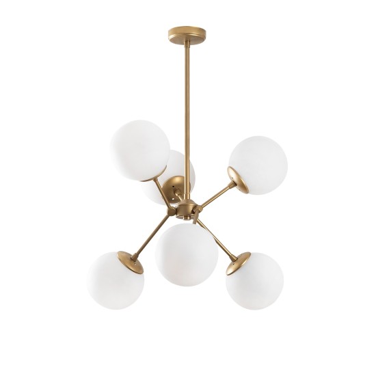 Chandelier Gondol - 1121 Gold
White Opviq Chandelier Gondol - 1121 Gold
White