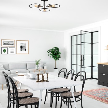 Chandelier Circle - 1341 Black