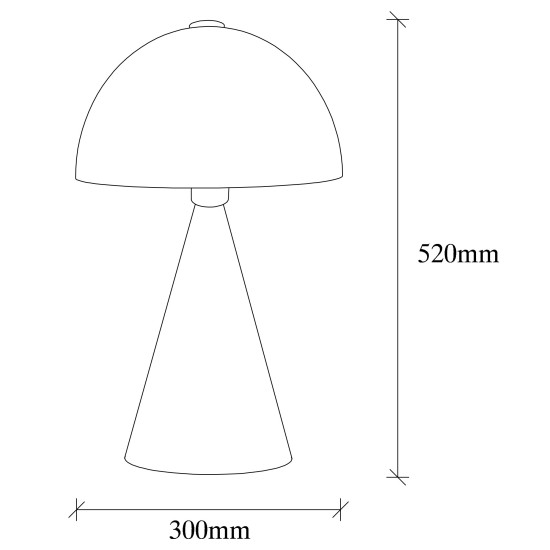 Opviq Table Lamp Dodo - 5051 Black