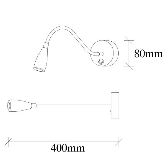Opviq Wall Lamp Reading - 3247 Vintage