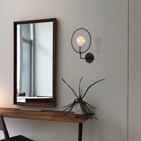 Wall Lamp Circle - 3260 Black Opviq Wall Lamp Circle - 3260 Black