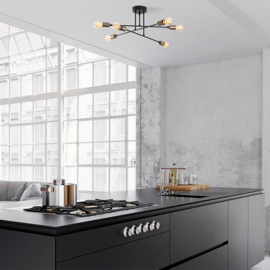Chandelier Fleur - 1501 Black Opviq Chandelier Fleur - 1501 Black