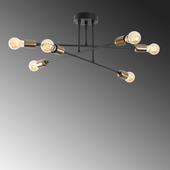 Chandelier Fleur - 1501 Black Opviq Chandelier Fleur - 1501 Black