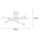 Chandelier Fleur - 1504 Vintage Opviq Chandelier Fleur - 1504 Vintage