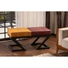 Atelier del Sofa Pouffe Brda - Mustard, Claret Red Mustard
Claret Red