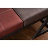 Atelier del Sofa Pouffe Brda - Anthracite, Claret Red Anthracite
Claret Red