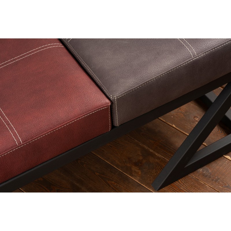 Atelier del Sofa Pouffe Brda - Anthracite, Claret Red Anthracite
Claret Red
