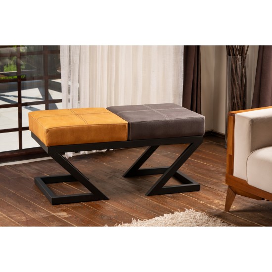 Atelier del Sofa Pouffe Brda - Anthracite, Mustard Mustard
Anthracite