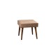 Atelier del Sofa Pouffe Urga - Beige Mink