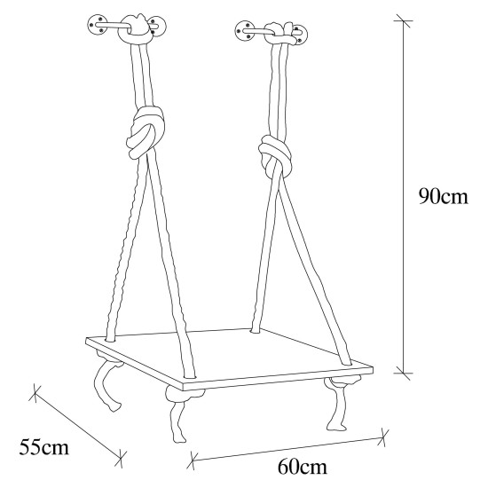 Wall Shelf Cm-001 Black
Wooden