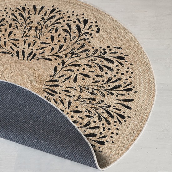 Rug (140 x 140) Woopamuk473 Cream