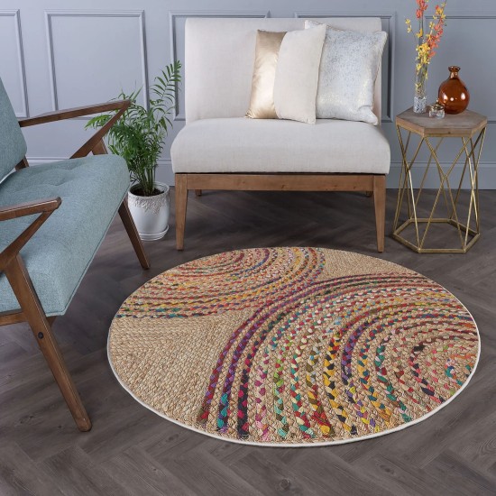 Rug (150 x 150) Woopamuk480 Multicolor Conceptum Hypnose Rug (150 x 150) Woopamuk480 Multicolor
