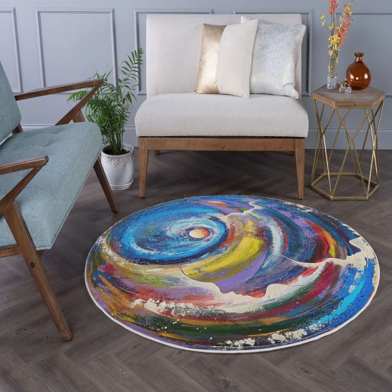 Rug (80 x 80) Woopamuk491 Multicolor Conceptum Hypnose Rug (80 x 80) Woopamuk491 Multicolor