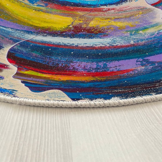 Rug (80 x 80) Woopamuk491 Multicolor Conceptum Hypnose Rug (80 x 80) Woopamuk491 Multicolor