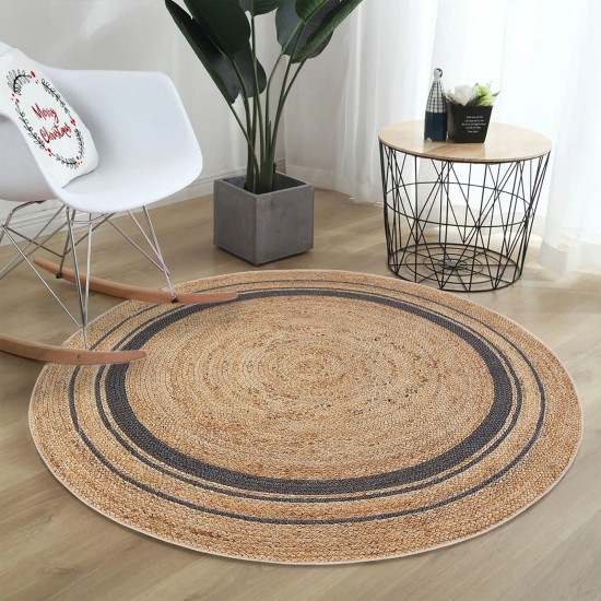 Rug (140 x 140) Woopamuk510 Cream