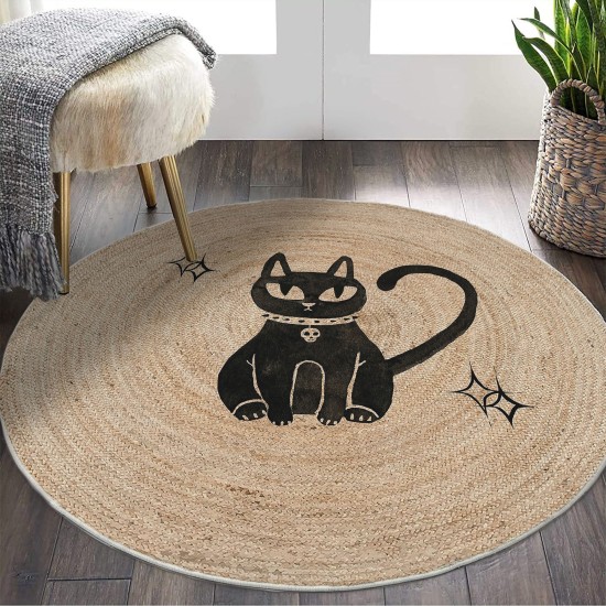 Rug (90 x 90) Woopamuk511 Cream