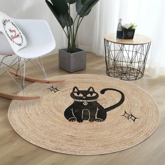 Rug (90 x 90) Woopamuk511 Cream