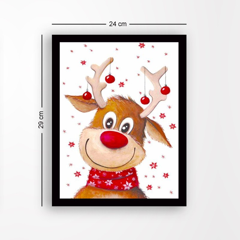 Wallxpert Decorative Framed MDF Painting SC7436501193140 Multicolor