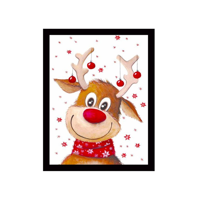 Wallxpert Decorative Framed MDF Painting SC7436501193140 Multicolor