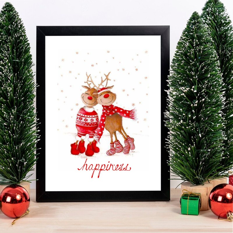 Wallxpert Decorative Framed MDF Painting SC7436501193188 Multicolor