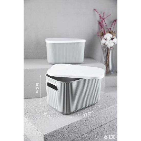 Hermia Storage Box LVA-331-3 Grey