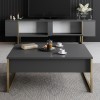 Hanah Home TV Stand Luxe - Anthracite, Gold Anthracite
Gold