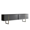 Hanah Home TV Stand Luxe - Anthracite, Gold Anthracite
Gold