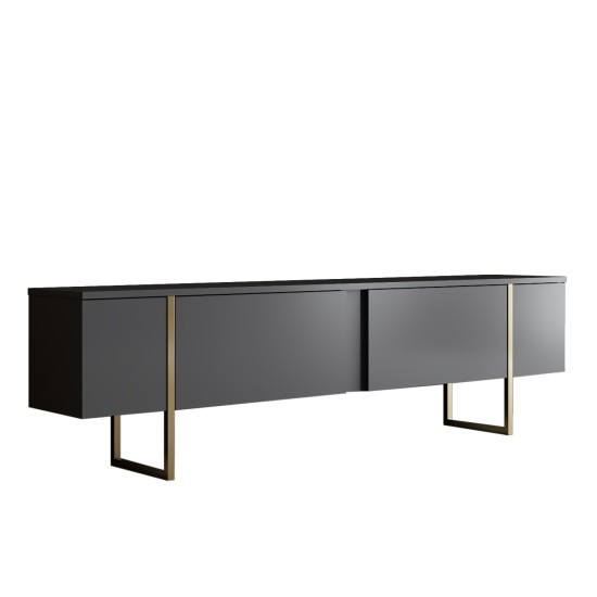 TV Stand Luxe - Anthracite, Gold Anthracite
Gold Hanah Home TV Stand Luxe - Anthracite, Gold Anthracite
Gold