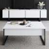 TV Stand Luxe - White, Black White
Black