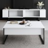 TV Stand Luxe - White, Black White
Black