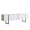 TV Stand Luxe - White, Black White
Black