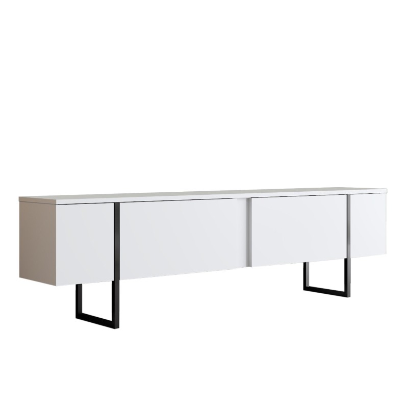TV Stand Luxe - White, Black White
Black