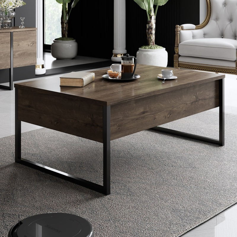 Hanah Home Coffee Table Luxe - Walnut, Black Walnut
Black
