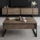 Hanah Home Coffee Table Luxe - Walnut, Black Walnut
Black