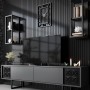 TV Unit Black Line - Anthracite, Black Anthracite
Black