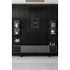 TV Unit Black Line - Anthracite, Black Anthracite
Black