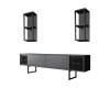 TV Unit Black Line - Anthracite, Black Anthracite
Black
