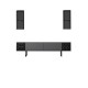 TV Unit Black Line - Anthracite, Black Anthracite
Black