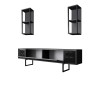 TV Unit Black Line - Anthracite, Black Anthracite
Black