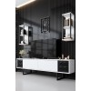 TV Unit Black Line - White, Black White
Black