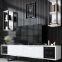 TV Unit Black Line - White, Black White
Black