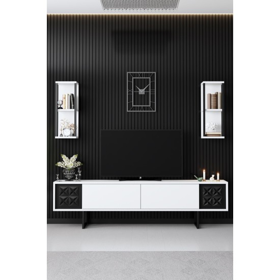 TV Unit Black Line - White, Black White
Black TV Unit Black Line - White, Black White
Black