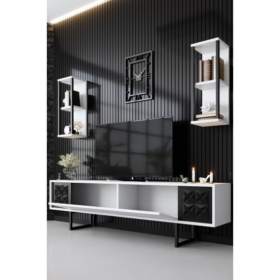 TV Unit Black Line - White, Black White
Black TV Unit Black Line - White, Black White
Black