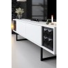 TV Unit Black Line - White, Black White
Black